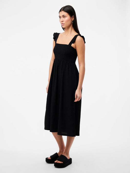 PCLUNA Midi Dress - Black